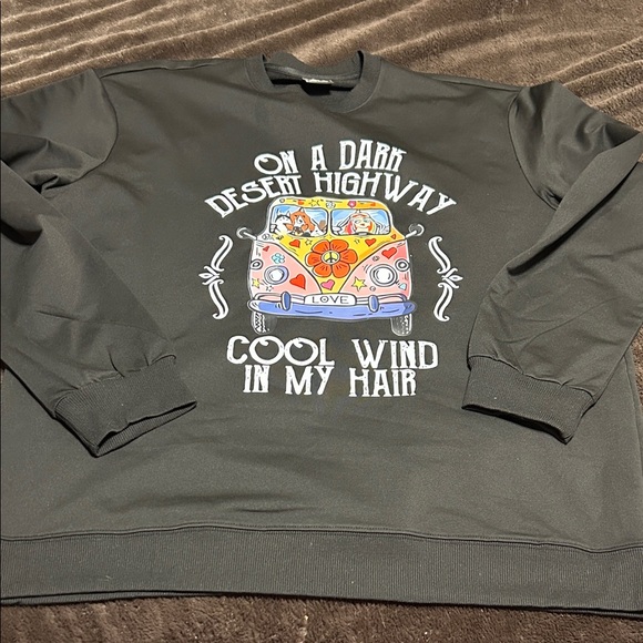 SHEIN Sweaters - Black Graphic women’s Sweater - NWOT!